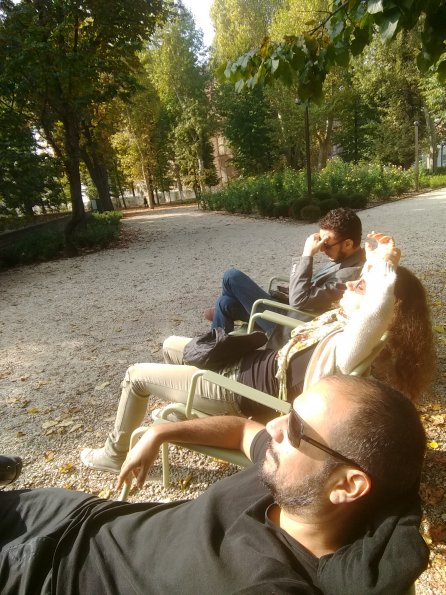 Turin chillin in the sun